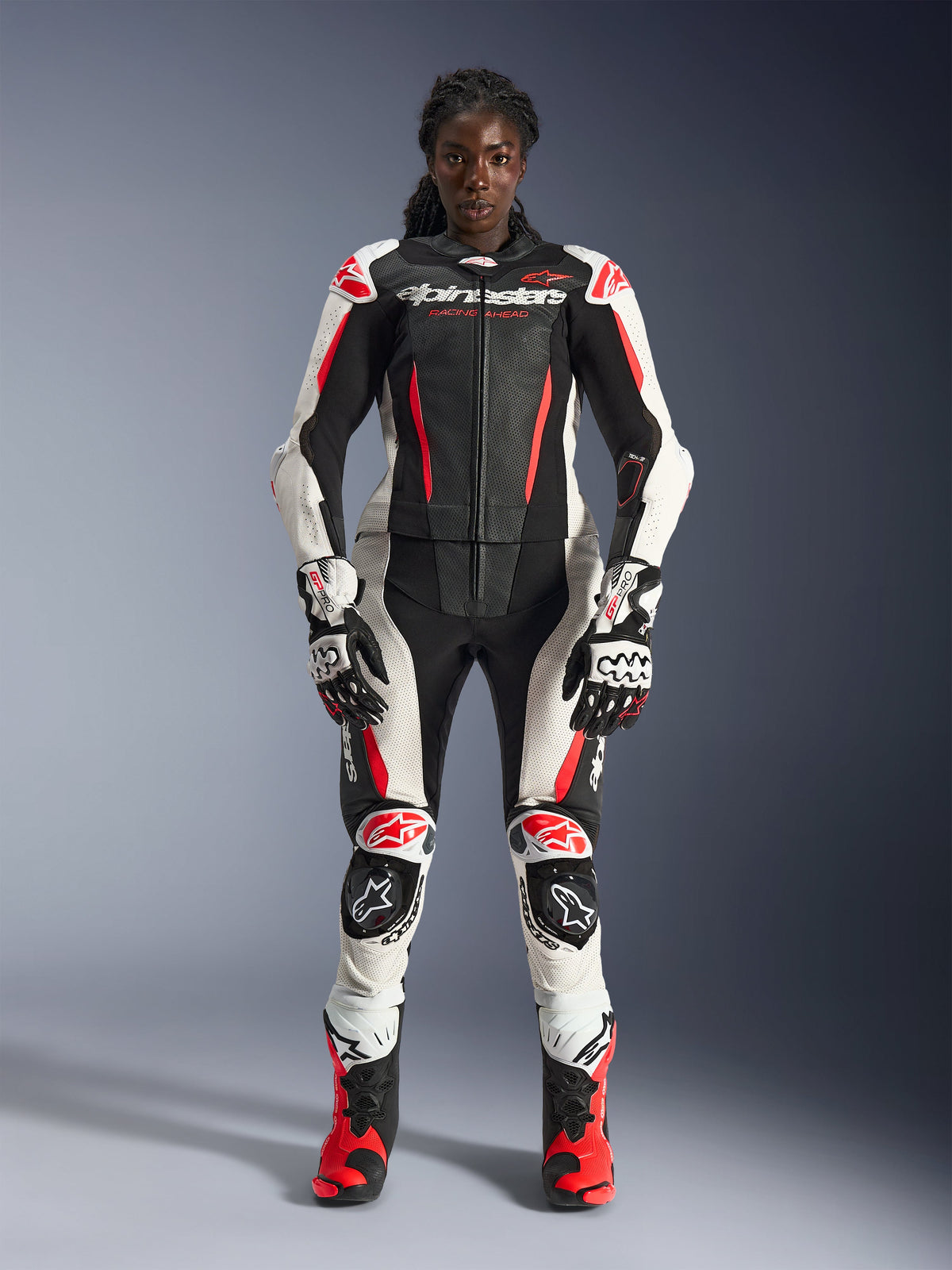 Women Stella GP-R7 Leather Suit - 2Piece
